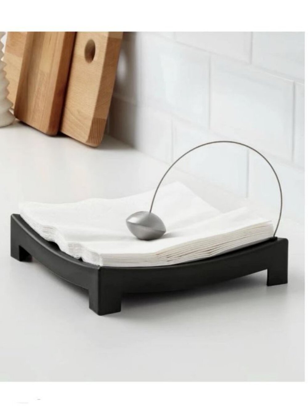 IKEA Knyck Napkin Holder 800.454.48 Tabletop Discontinued Retired New Sealed